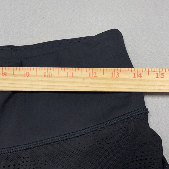 Athleta Pants Women Medium Black Leggings Phenom Camo 7/8 Tight Gym 28x24 - Picture 8 of 13